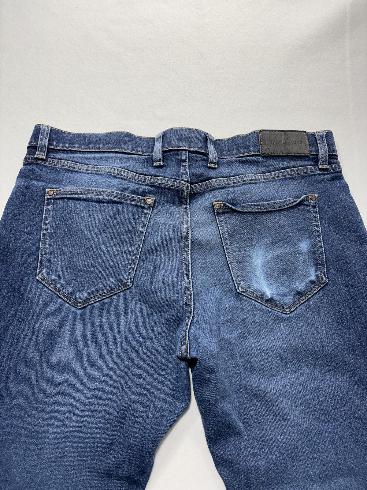 Michael Kors Parker Slim Fit Jeans Mens 36x32 Blue Medium Straight Leg Denim