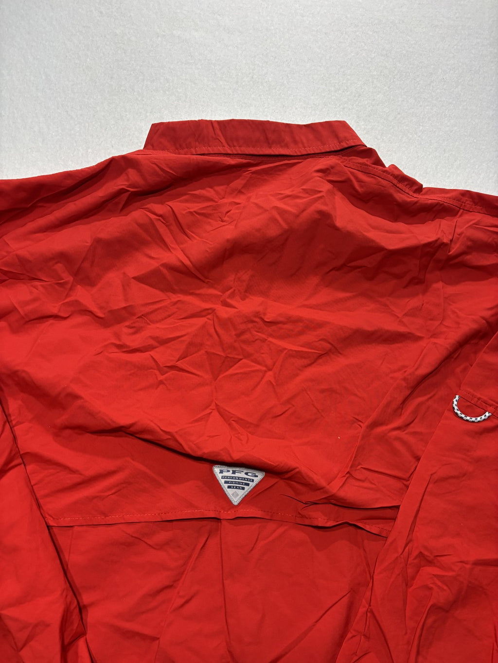 Columbia PFG Bahama Shirt Mens Big 5X Red Long Sleeve Vented Fishing Button Up