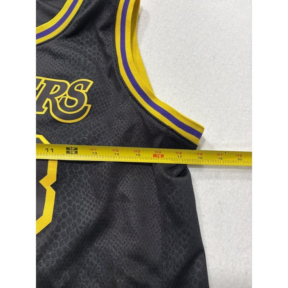 Los Angeles Lakers Jersey Boys Large Black NBA Basketball Nike LeBron James 23