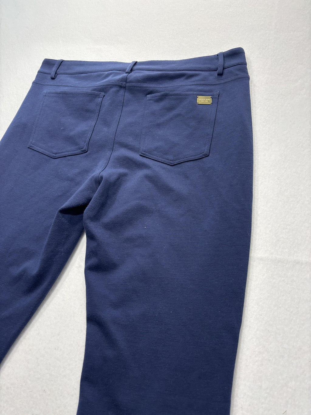 MICHAEL Michael Kors Pants Womens 10 Blue Ponte Slim Jegging Pull On Stretch