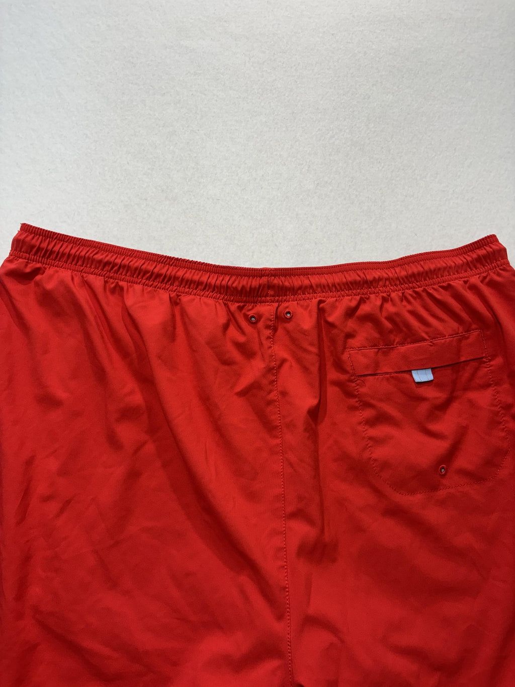 Tommy Bahama Swim Shorts Mens Big 2XLT Red Elastic Waist Mesh Lined Quick Dry