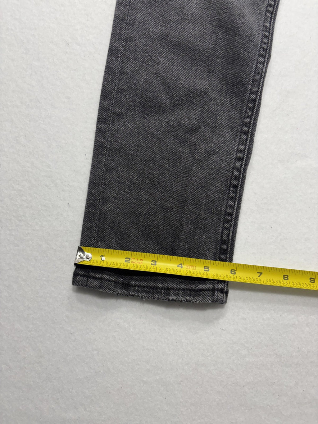 McGuire Bellwoods Vintage Slim Jeans Womens 25 Gray Beaded Rhinestone 25x30