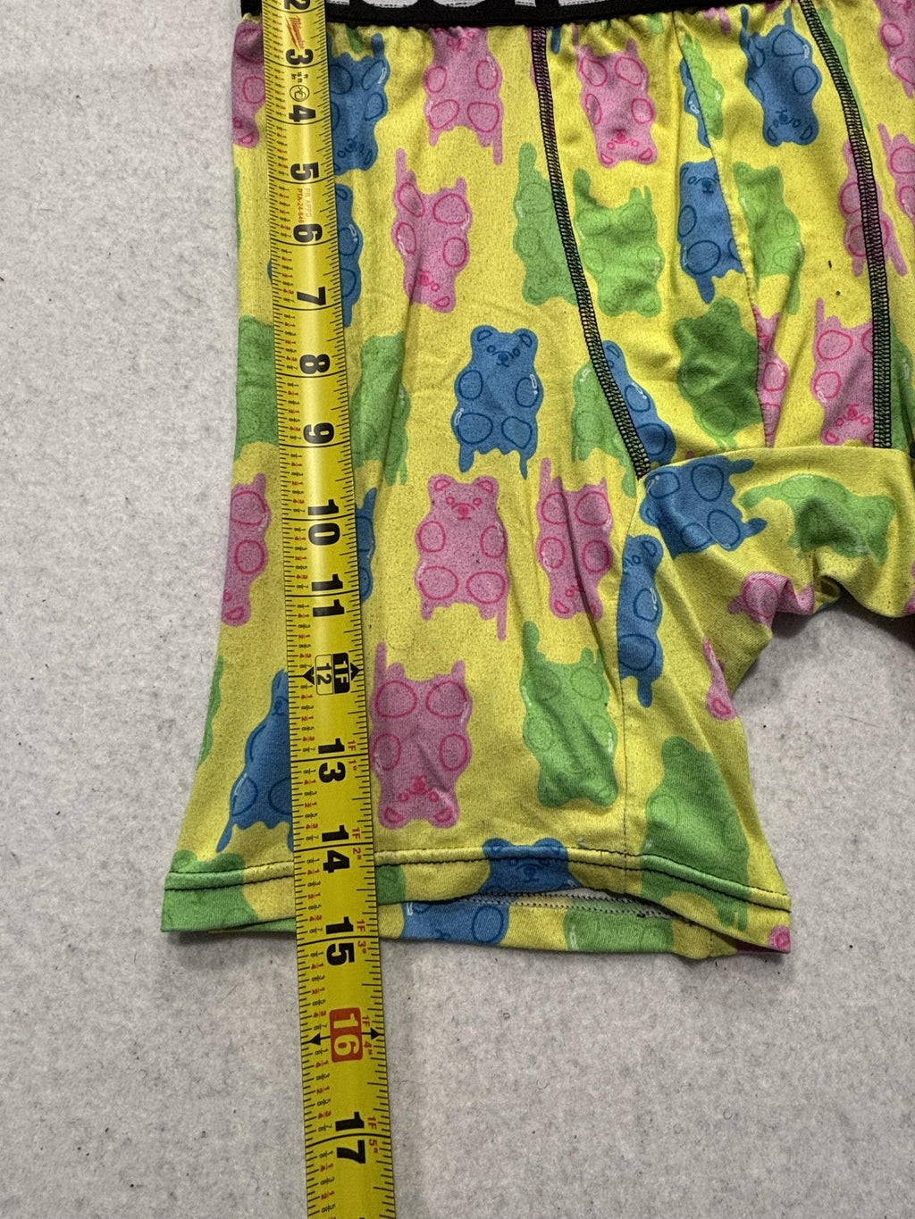 Rue21 Boxer Brief Underwear Mens Medium Multicolor Gummy Bear Print Hustle Band