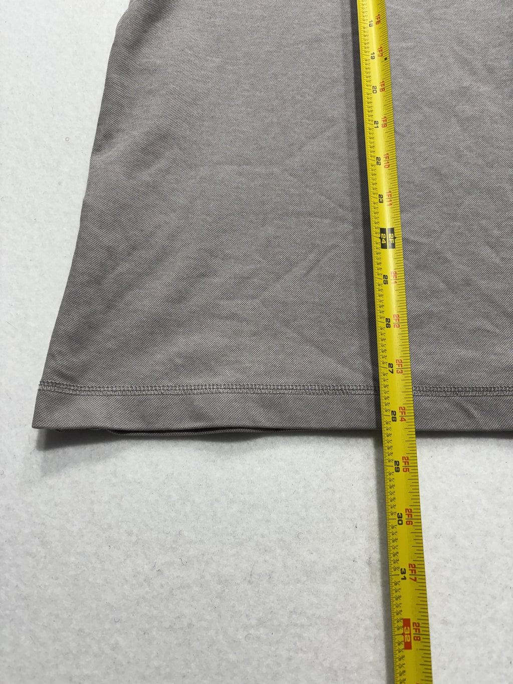 Tommy Bahama Polo Shirt Mens Large Gray Cotton Blend Short Sleeve Logo Casual