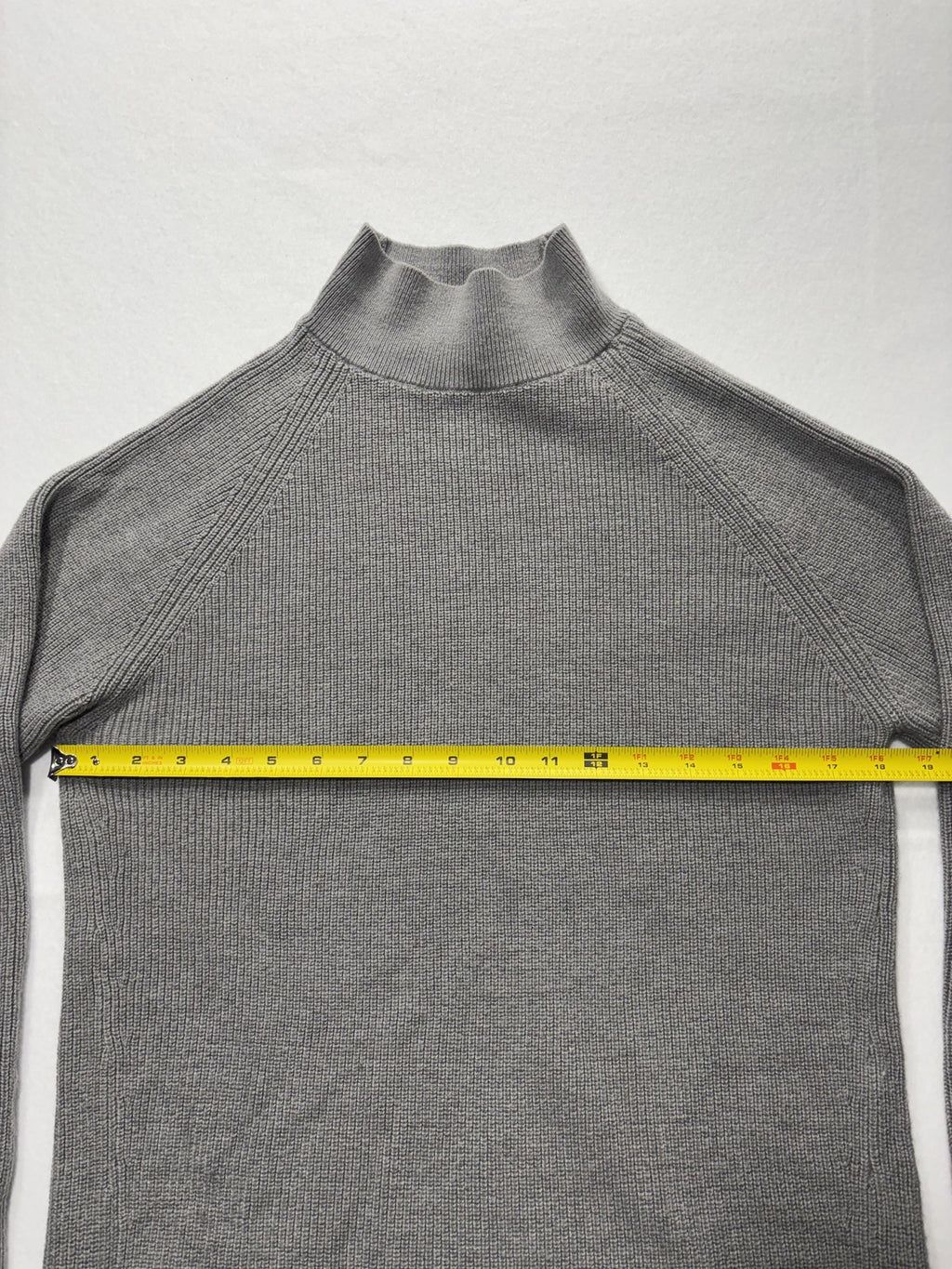 Lululemon Athletica Sweater Womens 2 Gray Mock Neck Long Sleeve Tunic Knit Slim