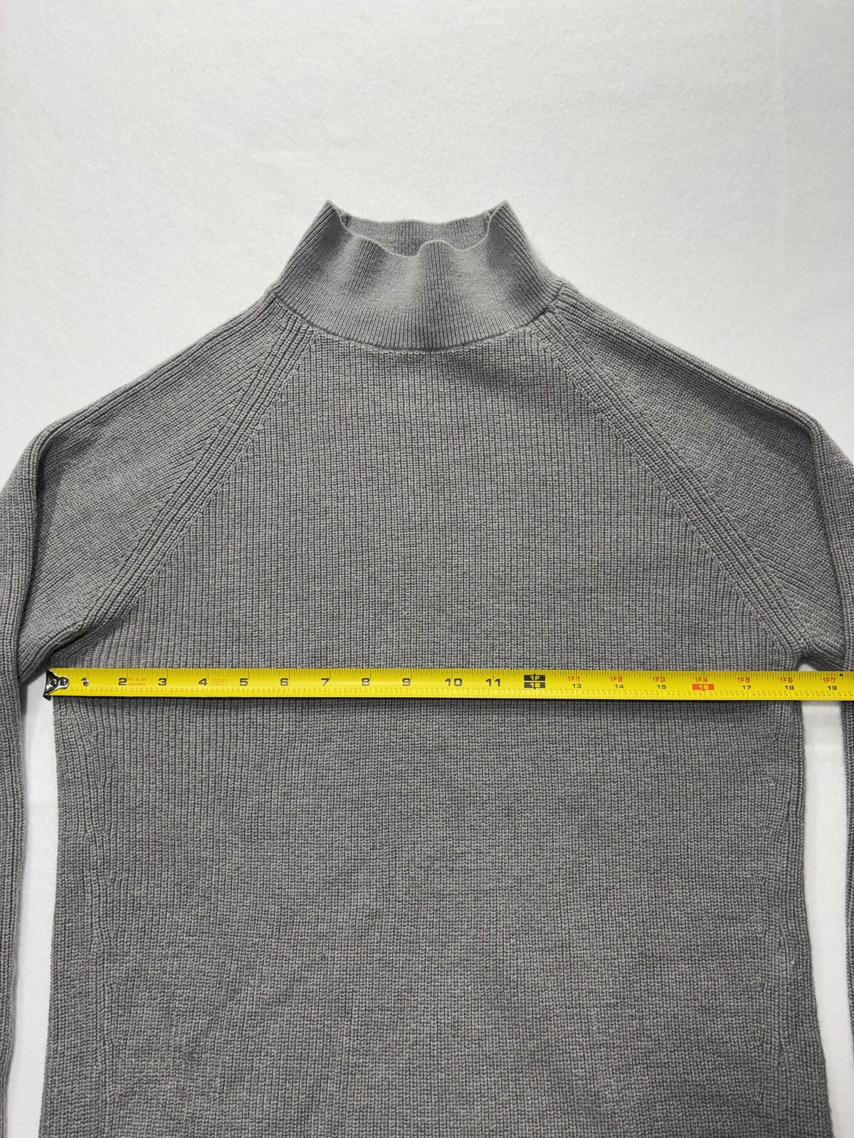 Lululemon Athletica Sweater Womens 2 Gray Mock Neck Long Sleeve Tunic Knit Slim