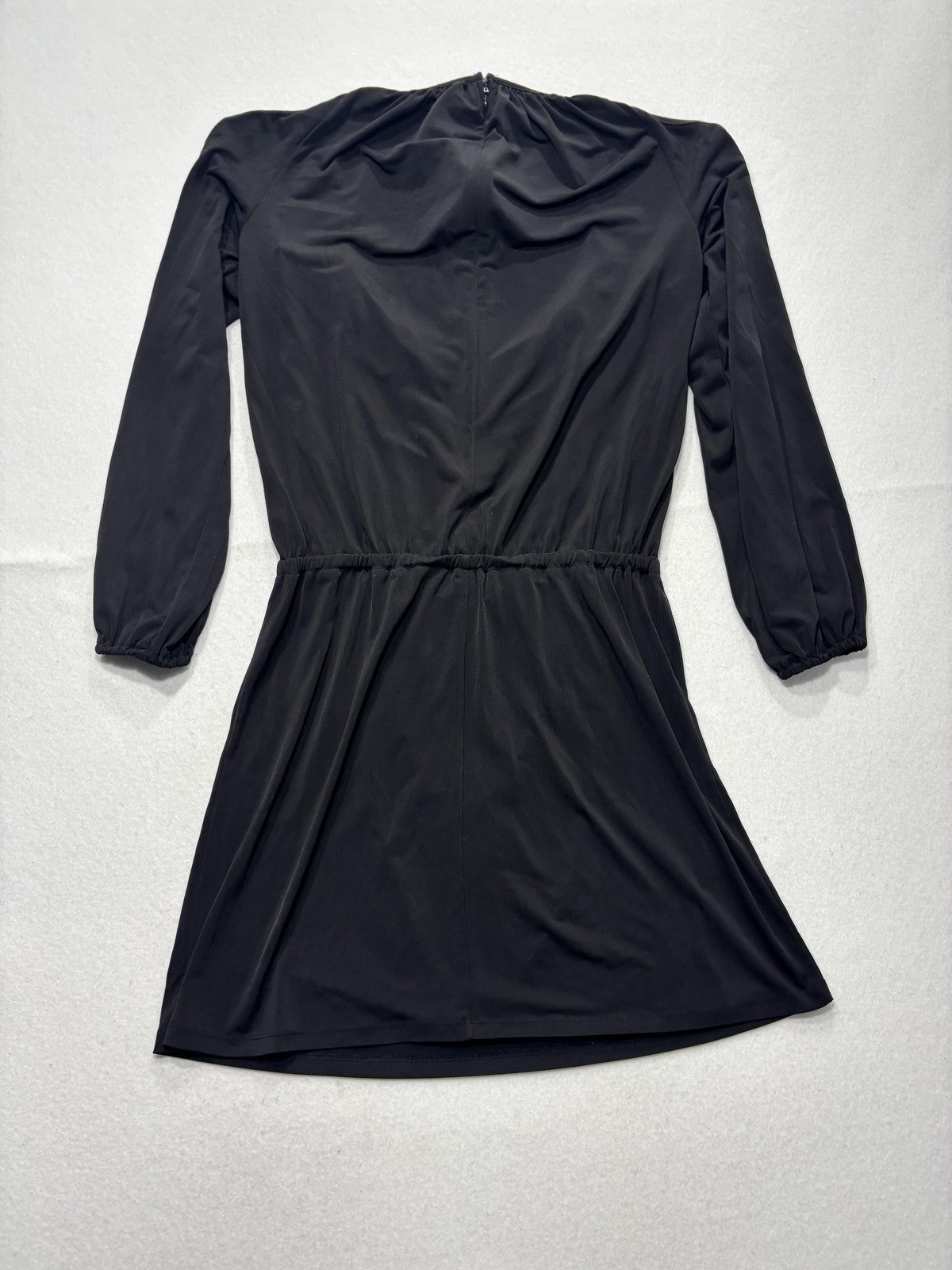MICHAEL Michael Kors Dress Womens Large Black Halter Cold Shoulder Blouson Short