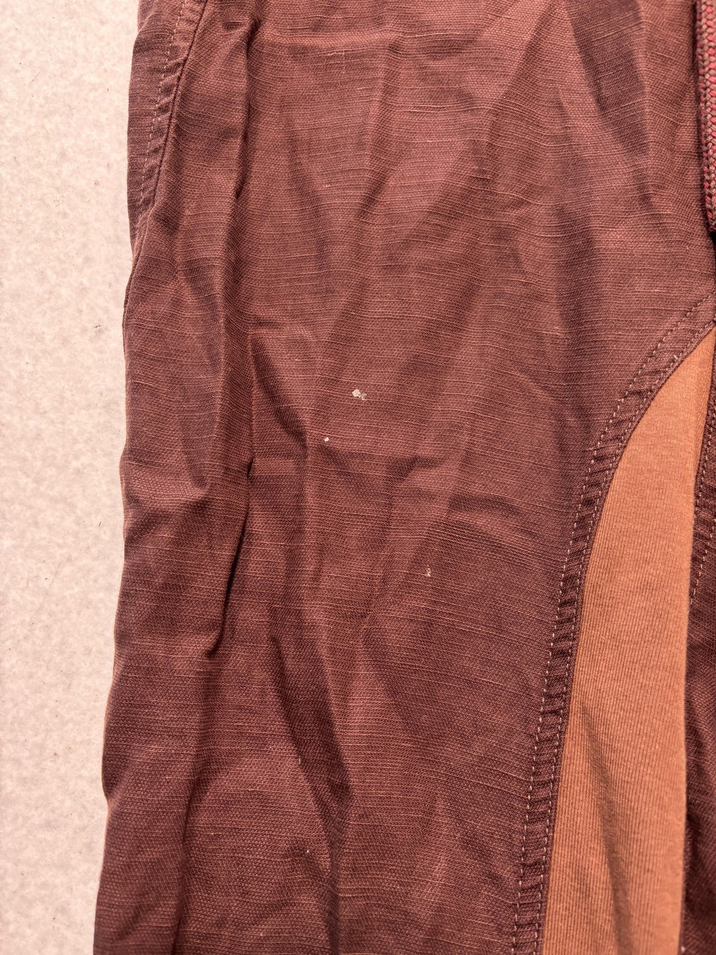 Anthropologie Jogger Pants Womens Medium Brown Nomad Cargo Twill Elastic Waist