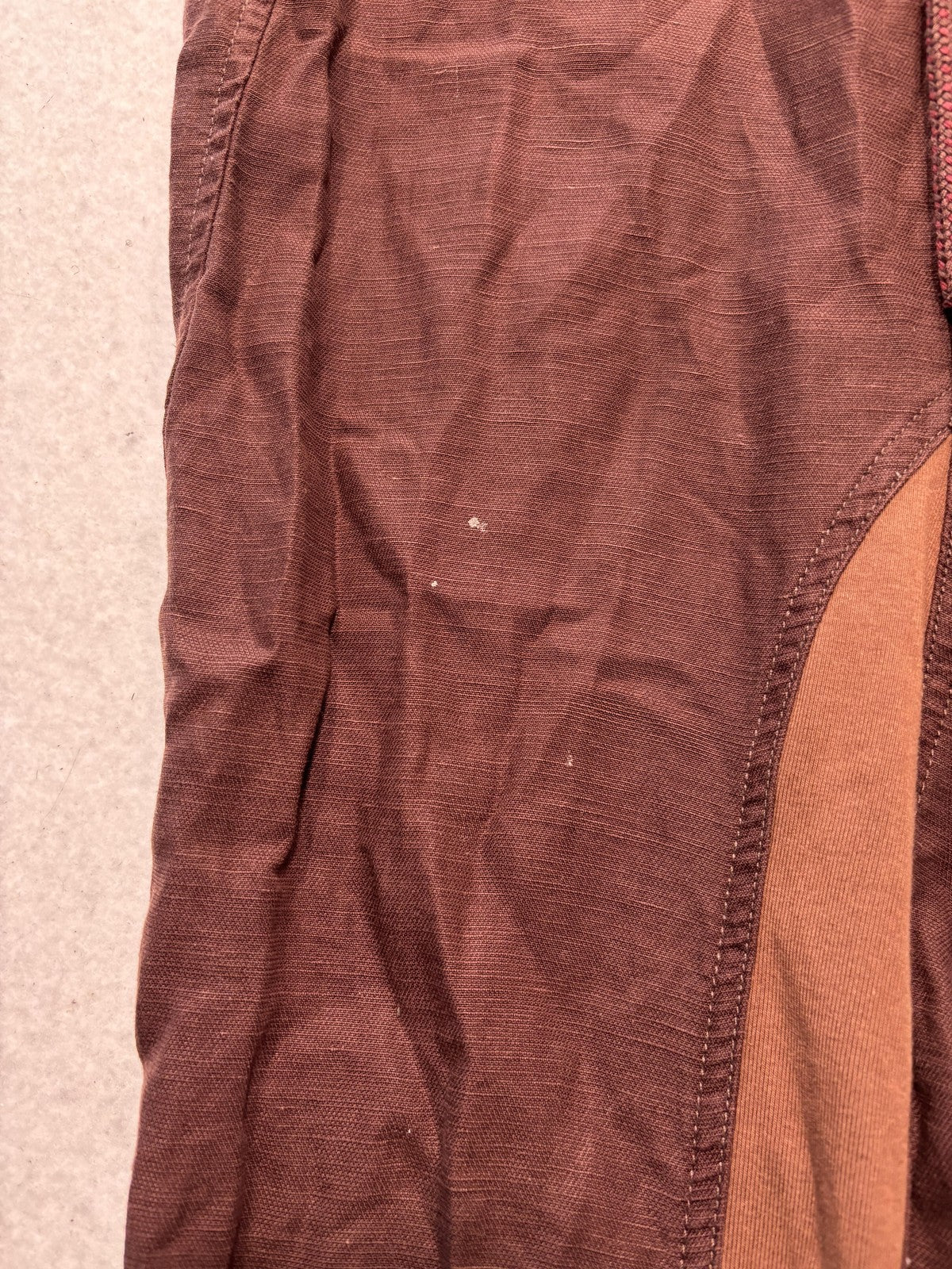 Anthropologie Jogger Pants Womens Medium Brown Nomad Cargo Twill Elastic Waist