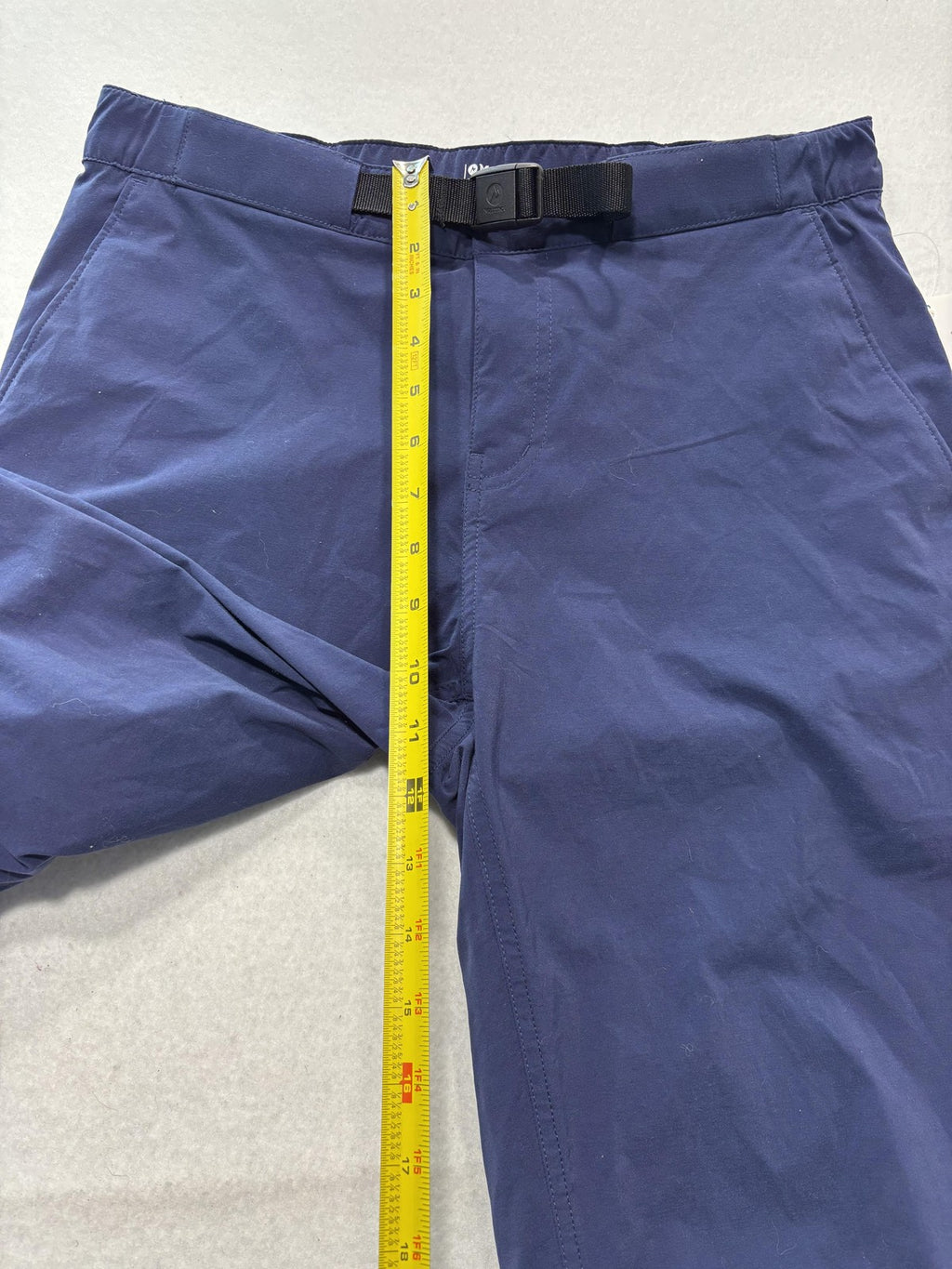 Marmot Pants Womens 10 Blue Kodachrome Nylon Adjustable Waist Hiking Travel