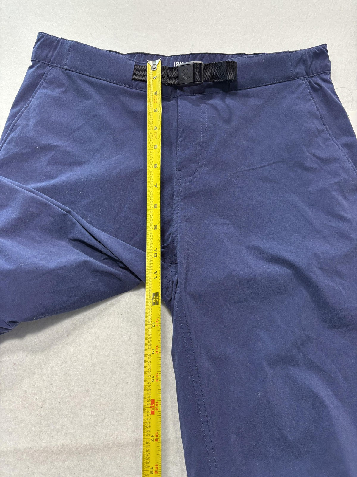 Marmot Pants Womens 10 Blue Kodachrome Nylon Adjustable Waist Hiking Travel