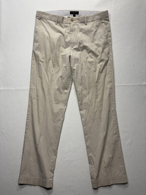 Banana Republic Chino Pants Mens 36x32 Beige Straight Leg Stretch Casual Work
