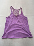 Mossimo Supply Co Tank Top Juniors L Purple Lace Racerback Jersey RN17730