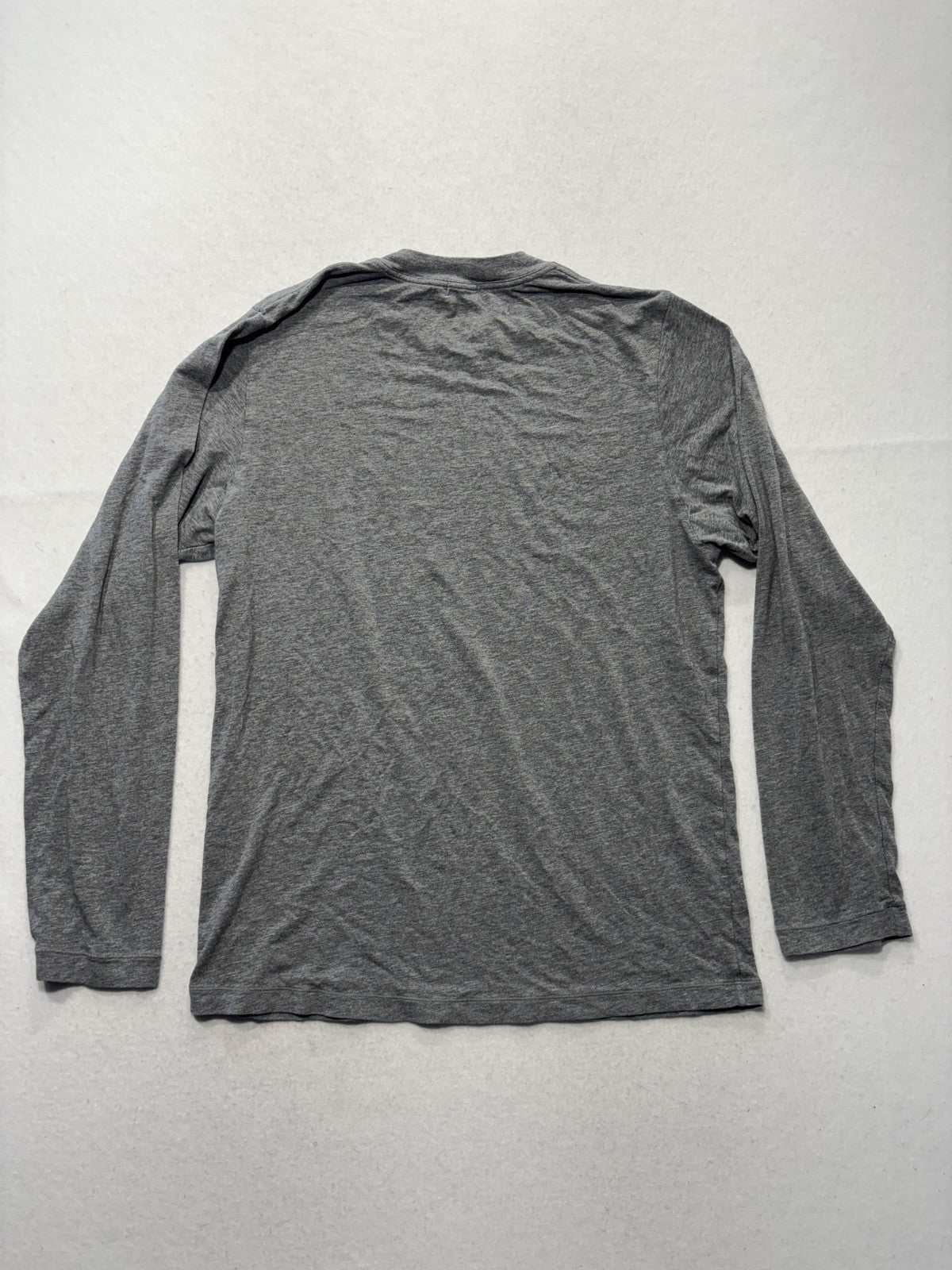 H&M Shirt Mens XS Gray Modal Long Sleeve Crew Neck Tee Lightweight Stretch