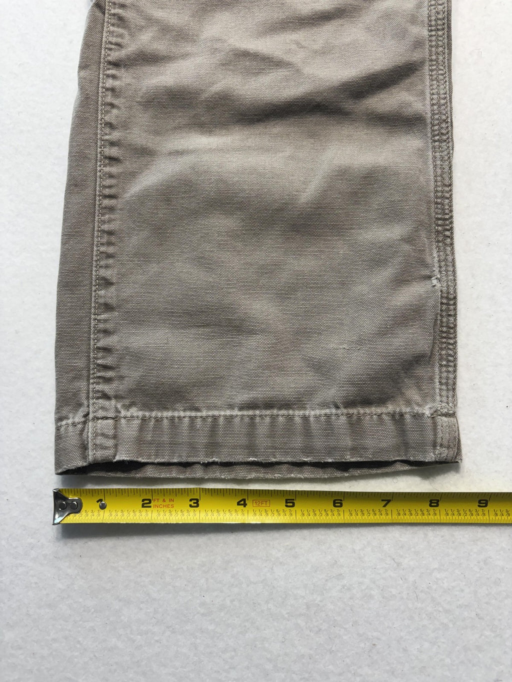 Carhartt Carpenter Pants Mens 34x32 Beige Relaxed Fit Canvas Workwear Casual