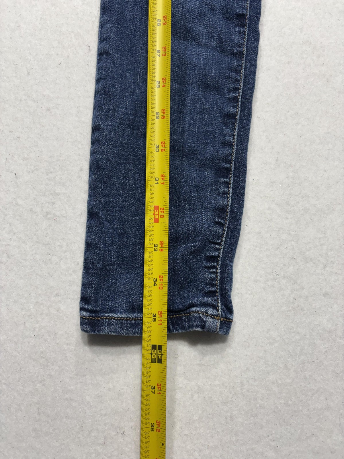Seven7 Jeans Womens 6 Blue Medium Wash Metro Ultra High Rise Skinny 29x29.5
