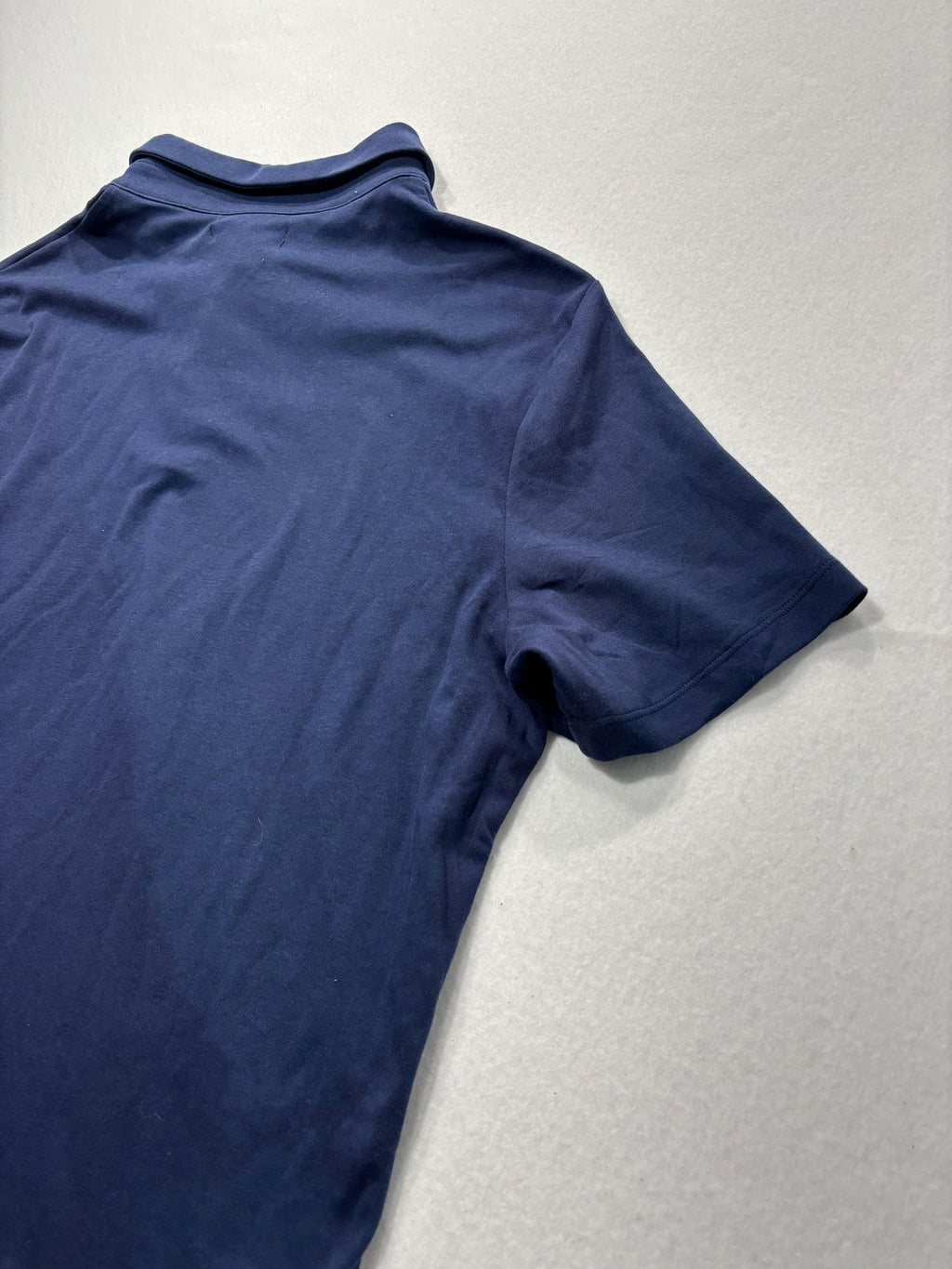 Banana Republic Polo Shirt Mens Large Blue Short Sleeve Jersey Regular Fit