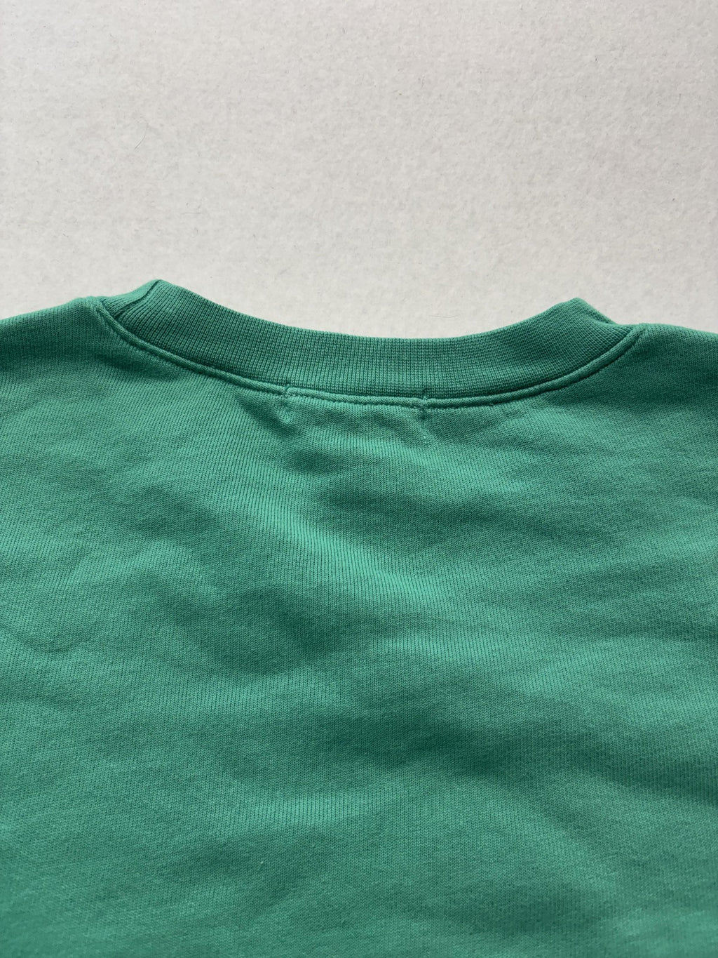 URTHWEAR Sweatshirt Womens Small Green Organic Cotton Cropped Fleece Pullover
