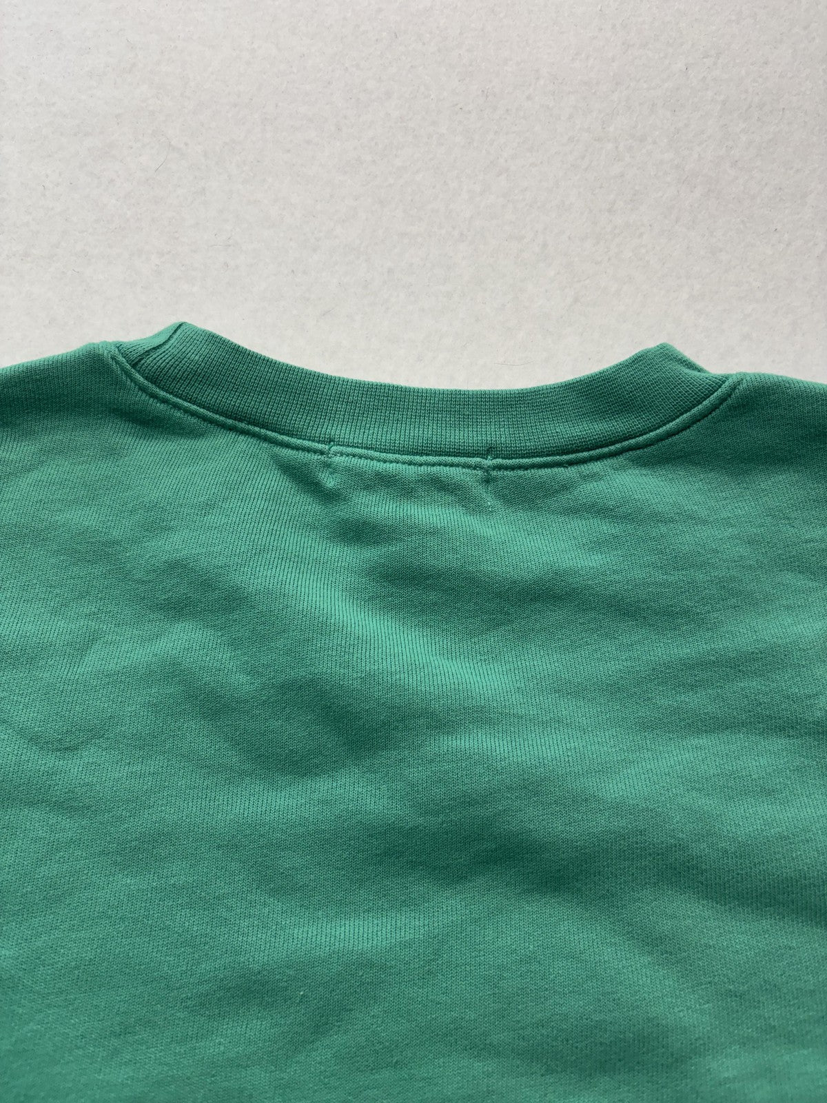 URTHWEAR Sweatshirt Womens Small Green Organic Cotton Cropped Fleece Pullover