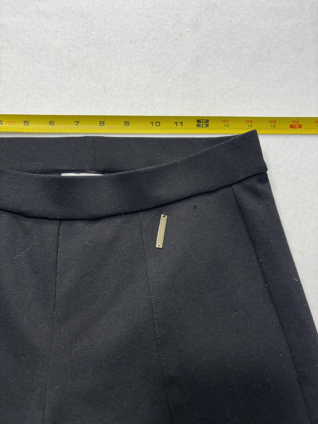 Michael Kors Leggings Womens Small Black High Rise Ankle Stretch Knit Pull On