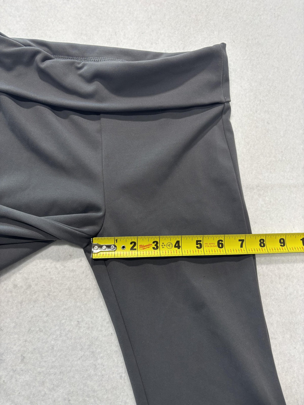 Art Class Leggings Girls 8 Gray Flare Foldover Waist Yoga Pants Athletic Stretch