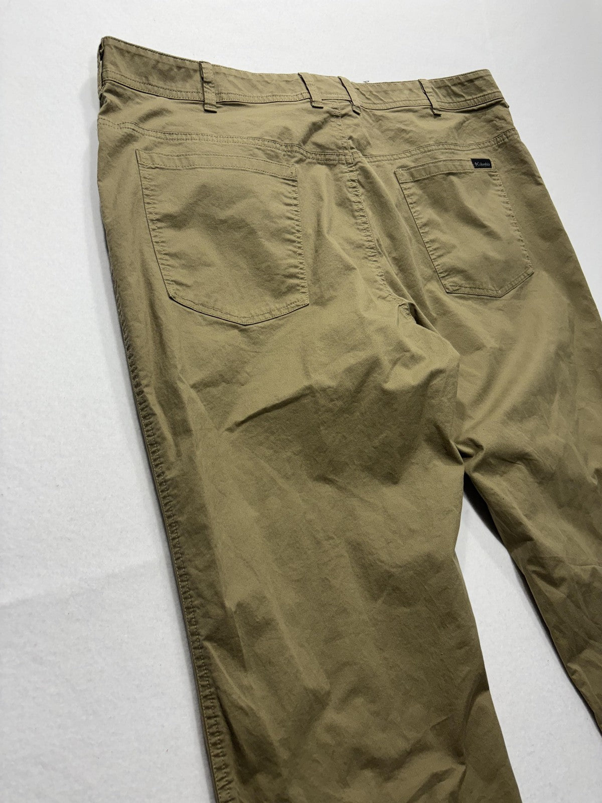 Columbia Khaki Pants Mens 40x34 Beige Regular Fit Stretch Casual Outdoor