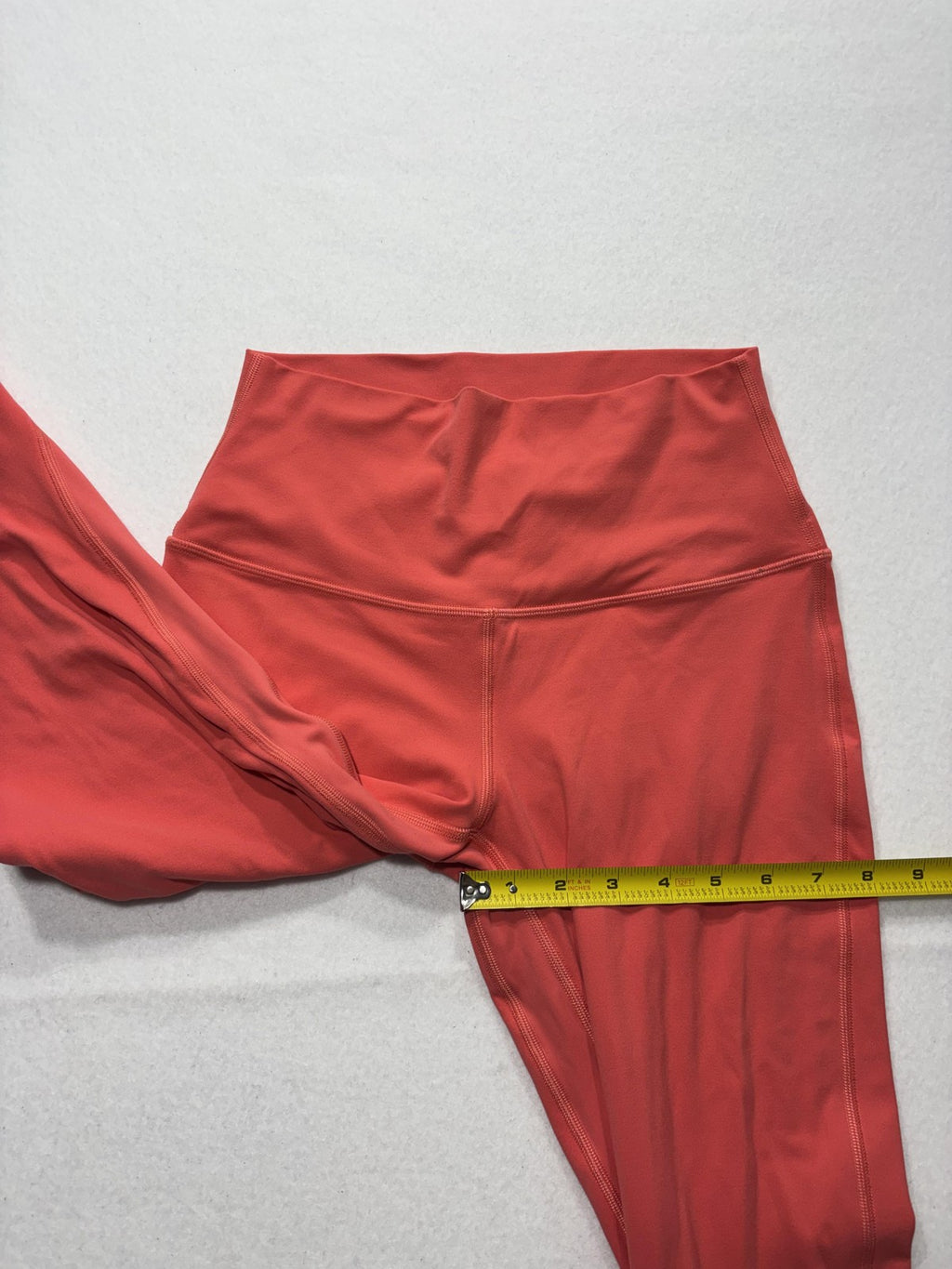 Lululemon Leggings Womens XS Red High Rise 26" Inseam Ankle Yoga Stretch Active