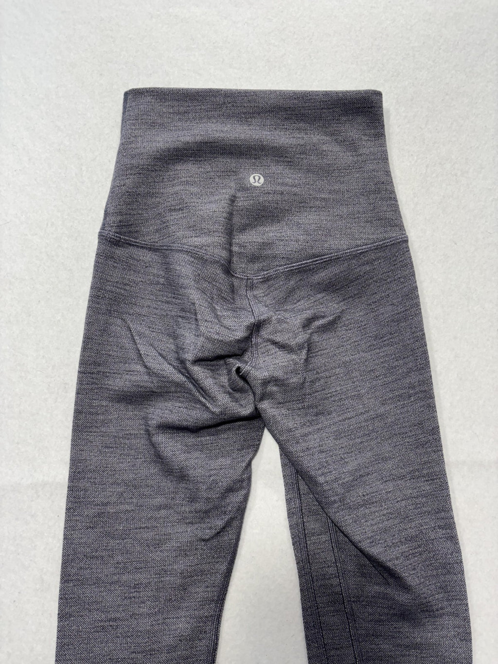 Lululemon Leggings Womens 2 Gray High Rise 25" Inseam Ankle Yoga Stretch Active