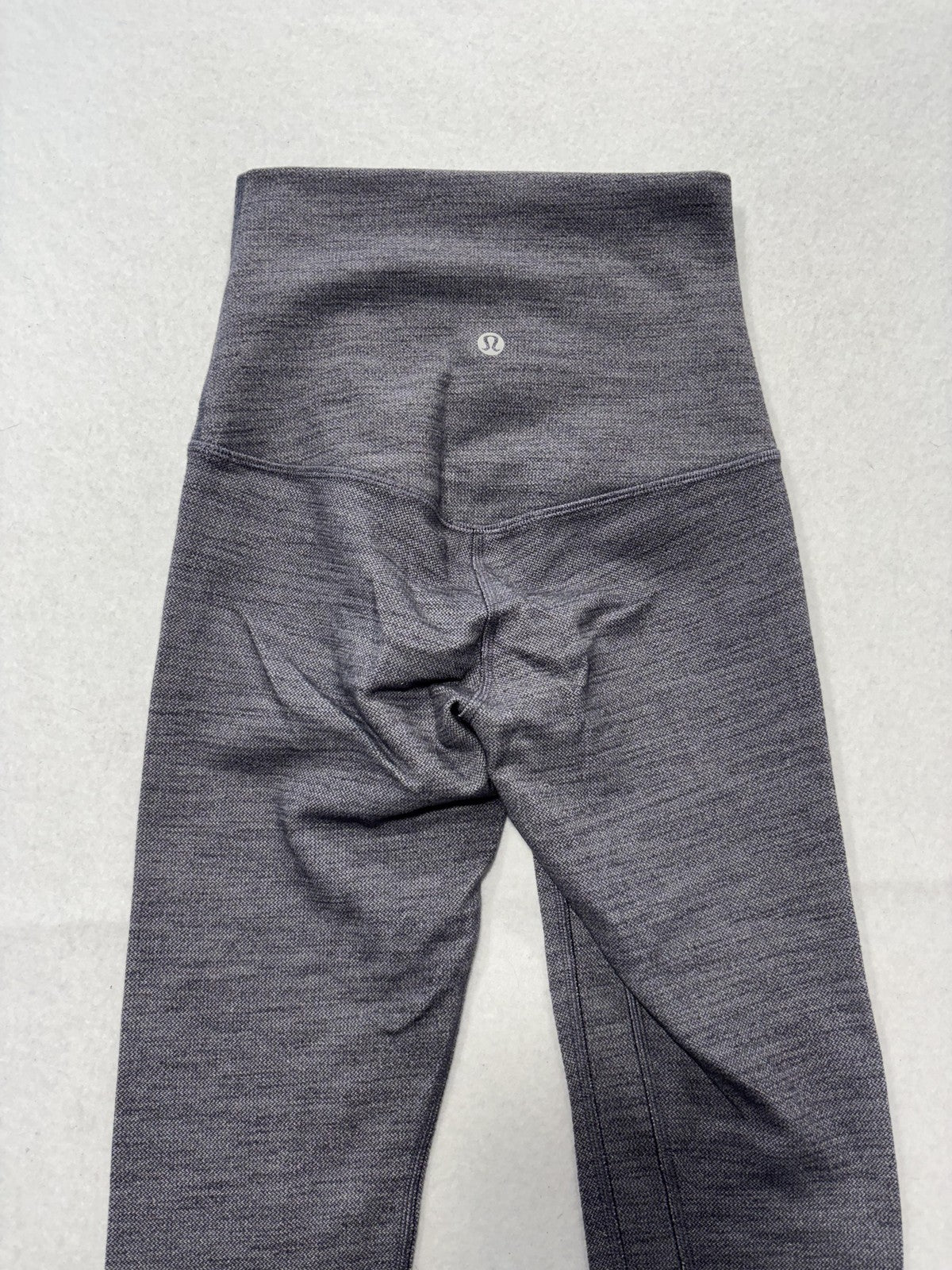 Lululemon Leggings Womens 2 Gray High Rise 25" Inseam Ankle Yoga Stretch Active