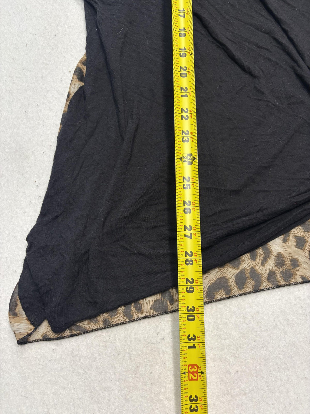 Lilypad Tank Top Womens Medium Brown Leopard Print Scoop Neck Knot Hem Racerback
