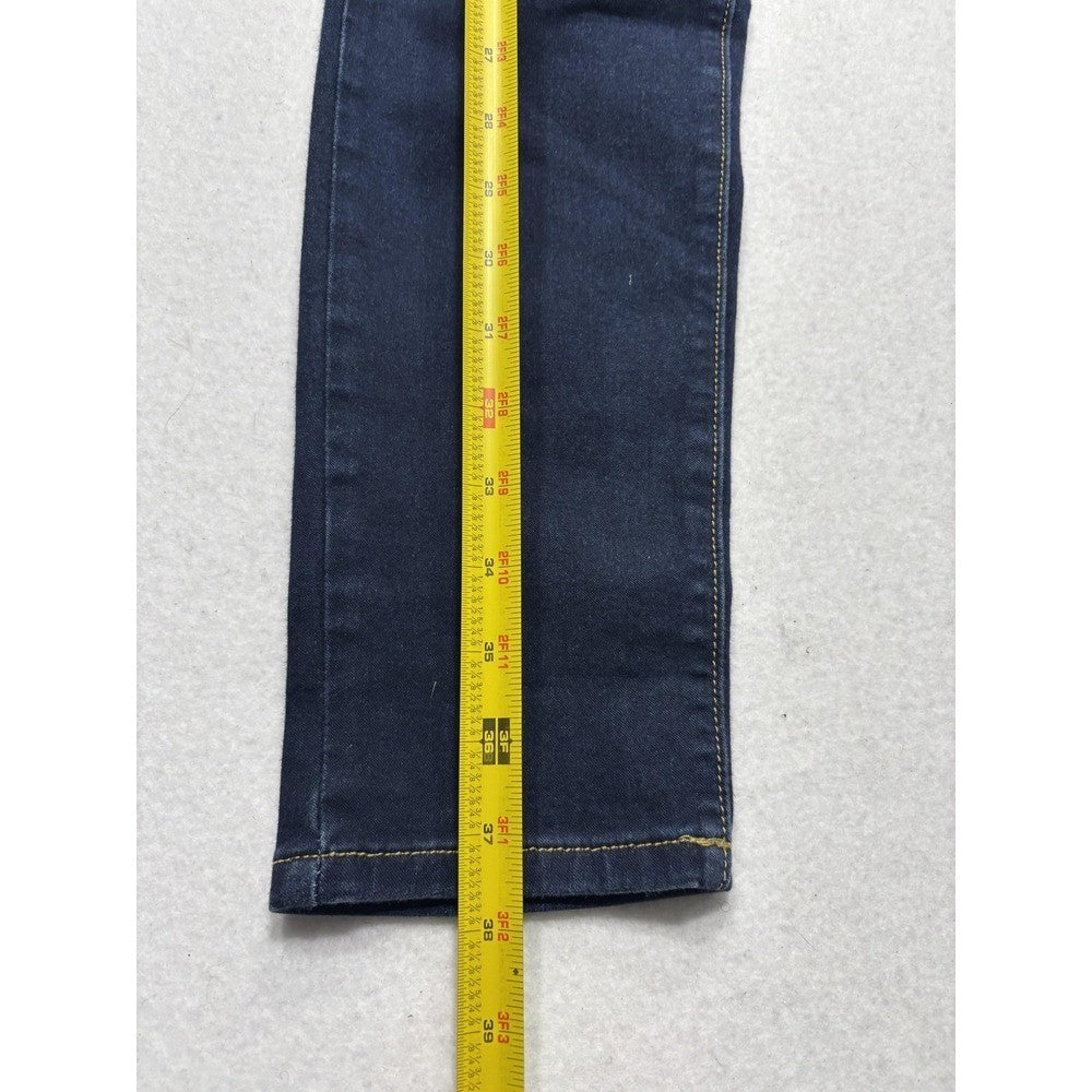 Michael Kors Izzy Skinny Jeans Womens 10 Blue Dark Wash Mid Rise Stretch 32x28