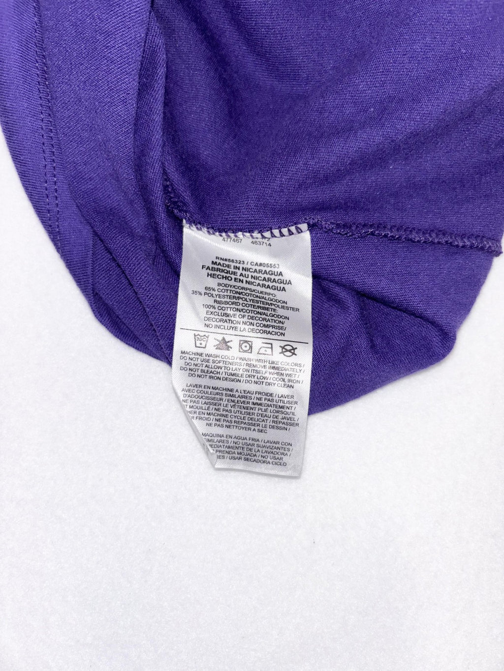 Los Angeles Lakers Shirt Mens Medium Purple NBA Anthony Davis Nike Dri Fit