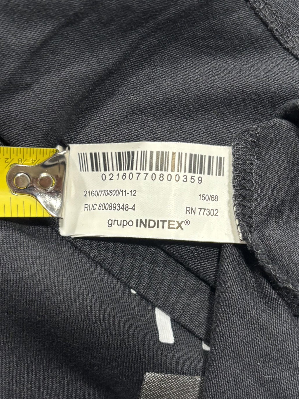 BIGGIE Shirt Boys 11-12 Black Zara Long Sleeve Graphic I Got A Story To Tell
