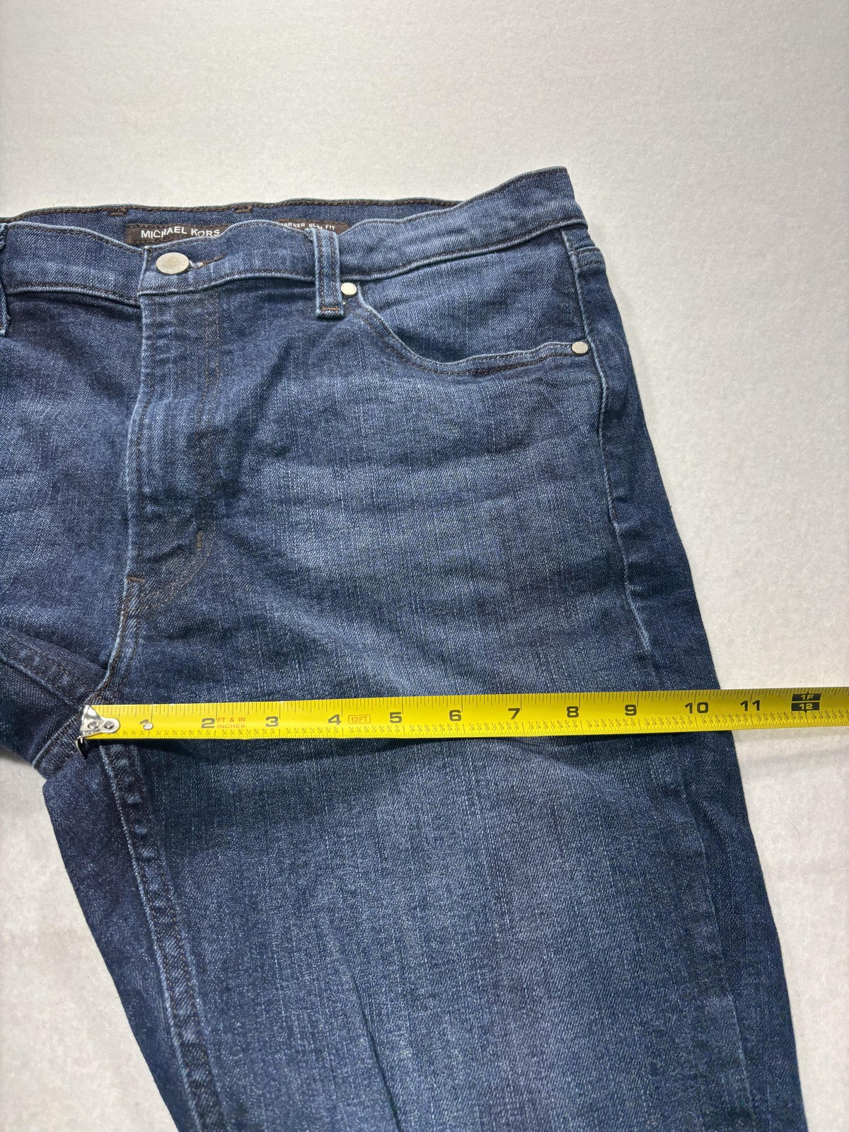 Michael Kors Parker Slim Fit Jeans Mens 36x30 Blue Medium Straight Leg Denim
