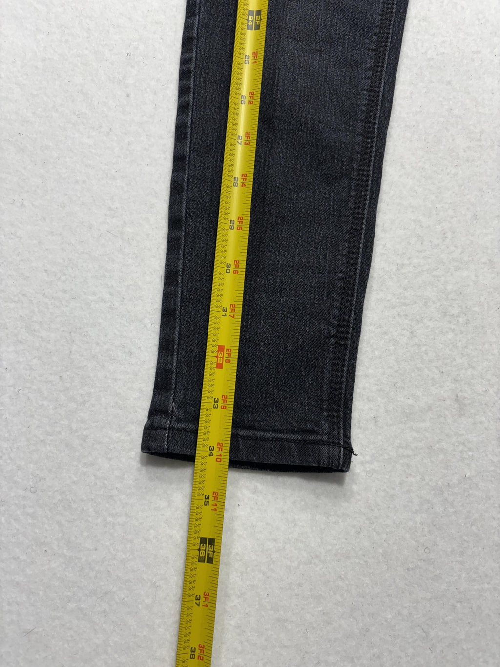 Diesel Jeans Womens 27 Gray Charcoal Wash Low Rise Skinny Stretch 27x29.5