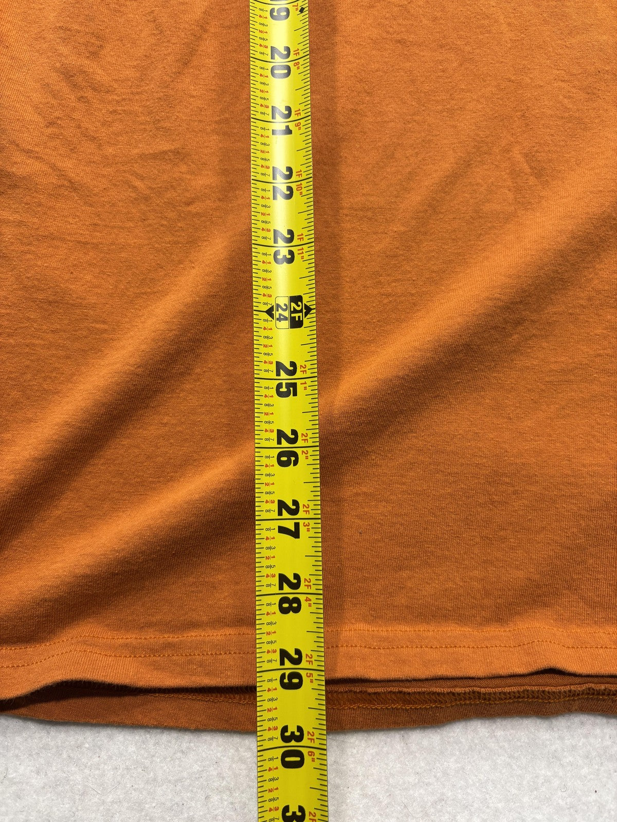 BCG Shirt Mens XL Orange Crew Neck Short Sleeve Basic Tee Cotton Casual Jersey