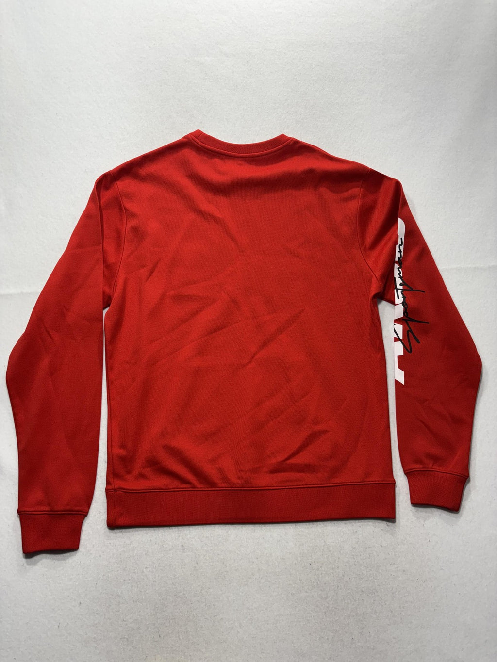 AKOO Sweatshirt Mens Large Red Fox Embroidered Pullover Kangaroo Pocket Logo