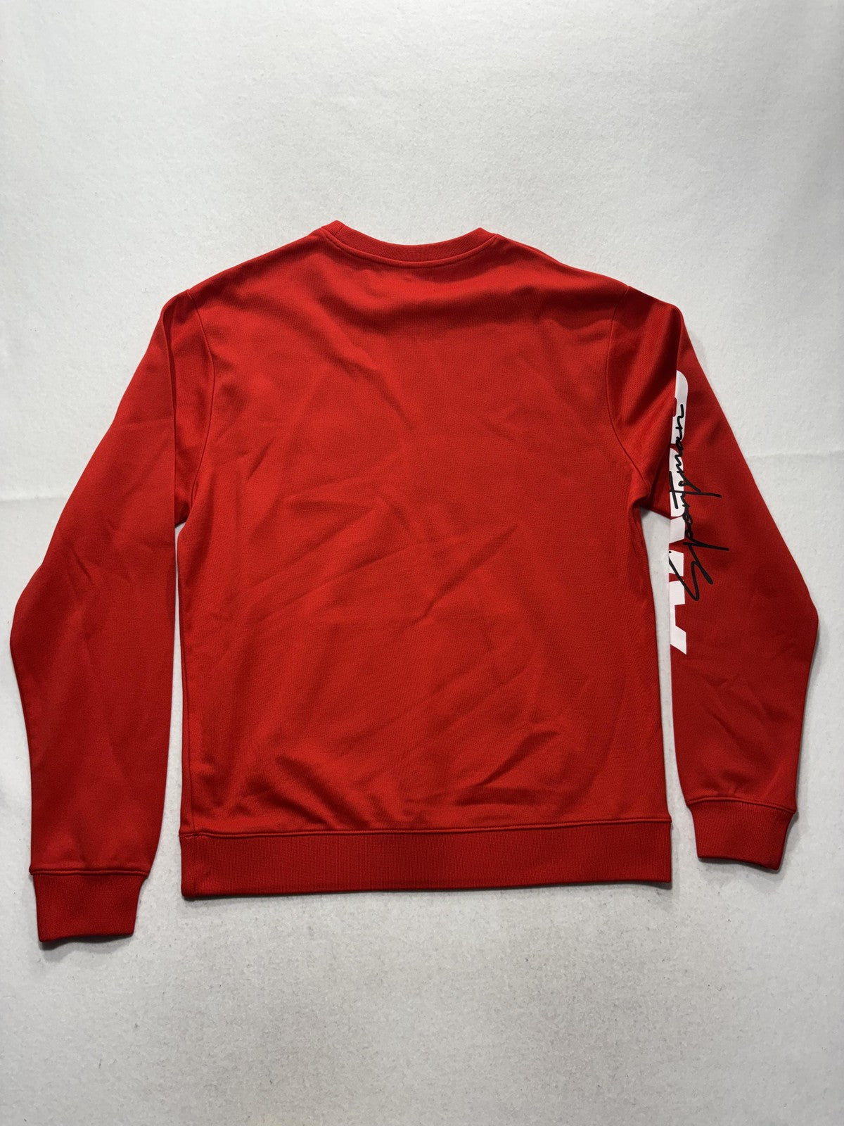 AKOO Sweatshirt Mens Large Red Fox Embroidered Pullover Kangaroo Pocket Logo