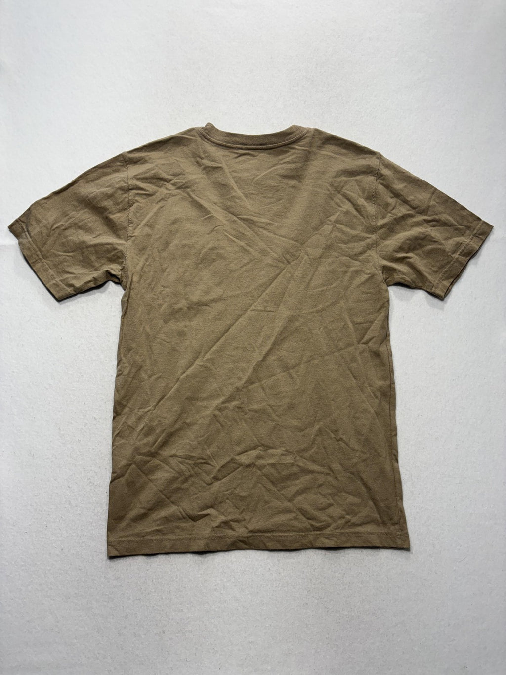 Carhartt Shirt Mens Small Beige K87 Loose Fit Pocket T-Shirt Short Sleeve