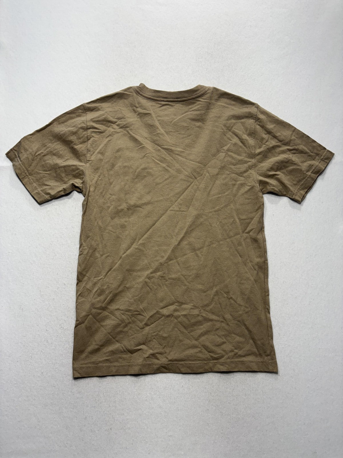 Carhartt Shirt Mens Small Beige K87 Loose Fit Pocket T-Shirt Short Sleeve