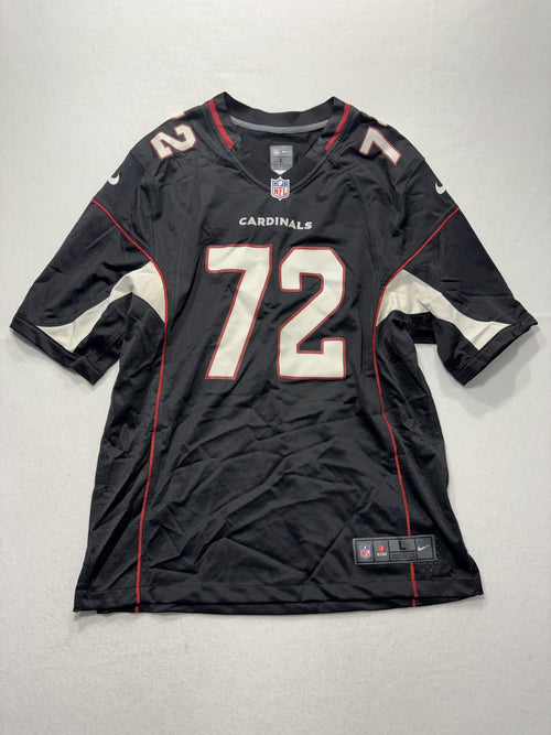 Arizona Cardinals Jersey Mens Large Black NFL Football Nike On Field Ford 72