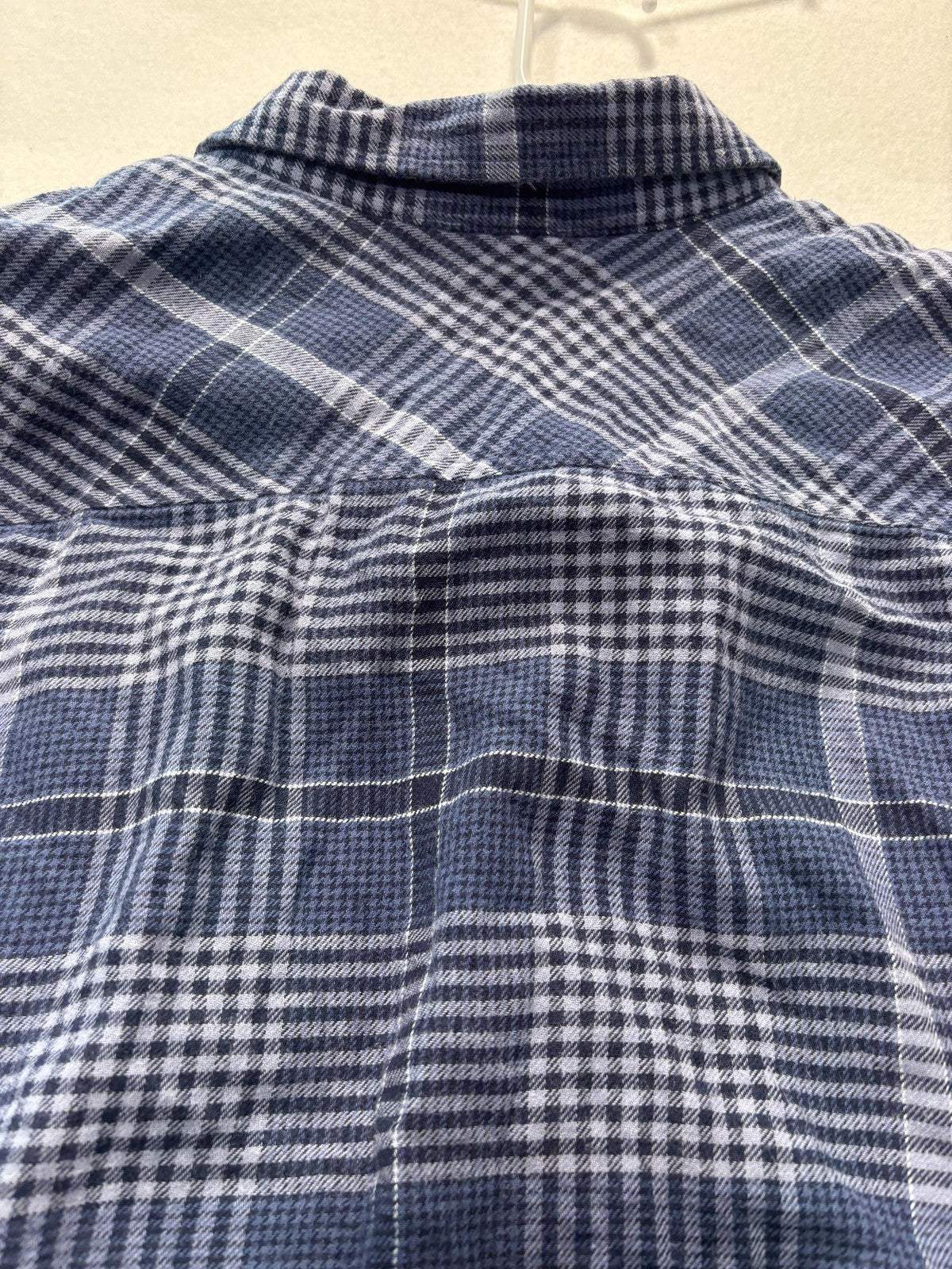 Columbia Shirt Mens Large Blue Plaid Flannel Long Sleeve Button Up Casual