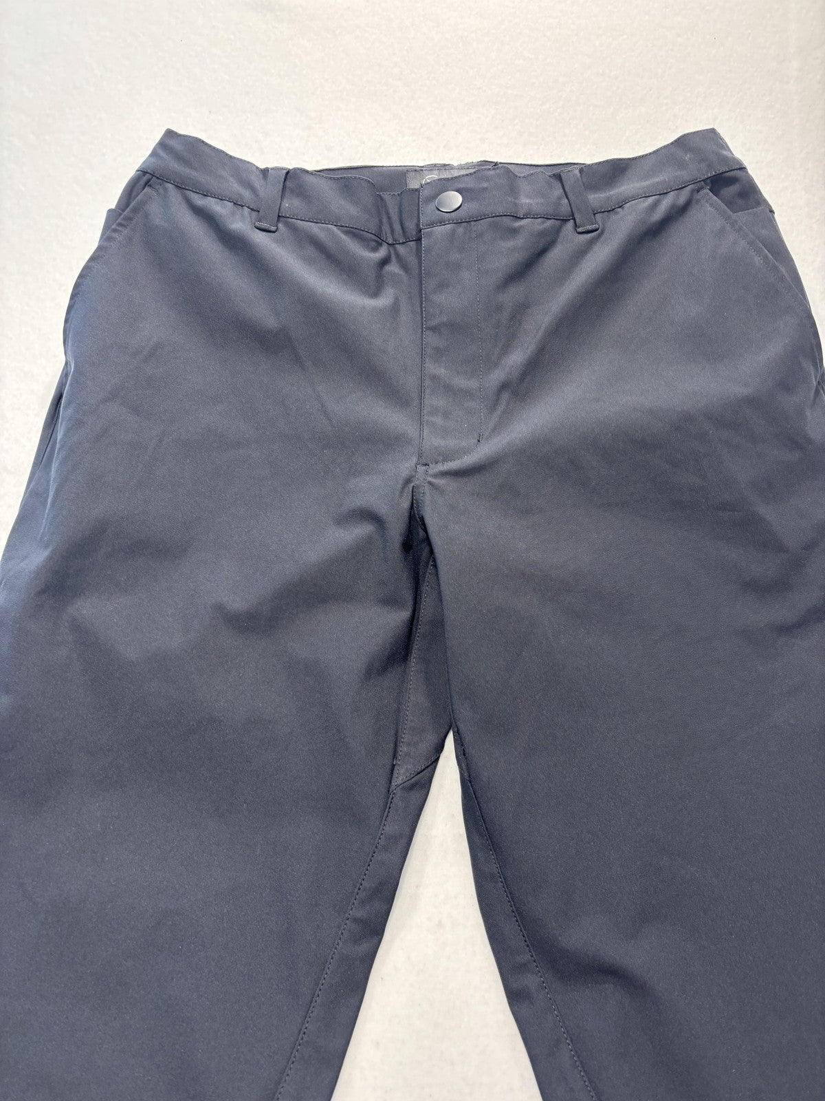 Cuts AO Jogger Pants Mens Large Black Elastic Waist Slim Tapered Stretch Casual