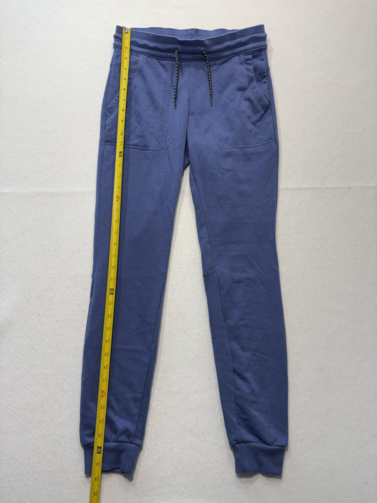 Columbia Jogger Pants Womens XS Blue Knit Elastic Waist Pocket Cuffed Lounge