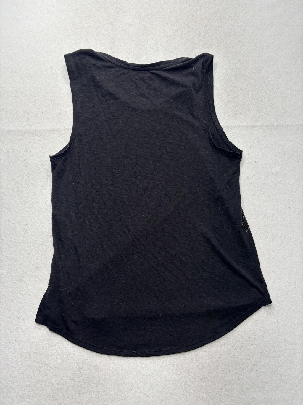 Xersion Tank Womens Large Black Scoop Neck Rise To Shine Graphic Athletic Top