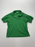Lacoste Polo Shirt Mens Medium Green Classic Fit Pique Cotton Short Sleeve Logo