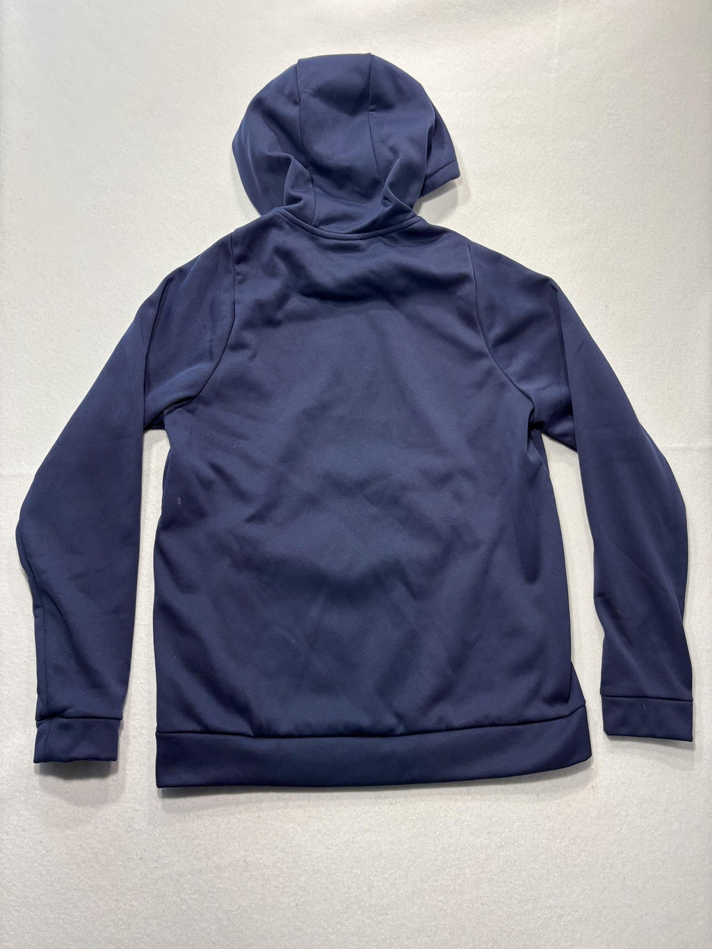 Nike Dri-FIT Hoodie Mens Medium Blue Fleece Pullover Athletic Training Logo