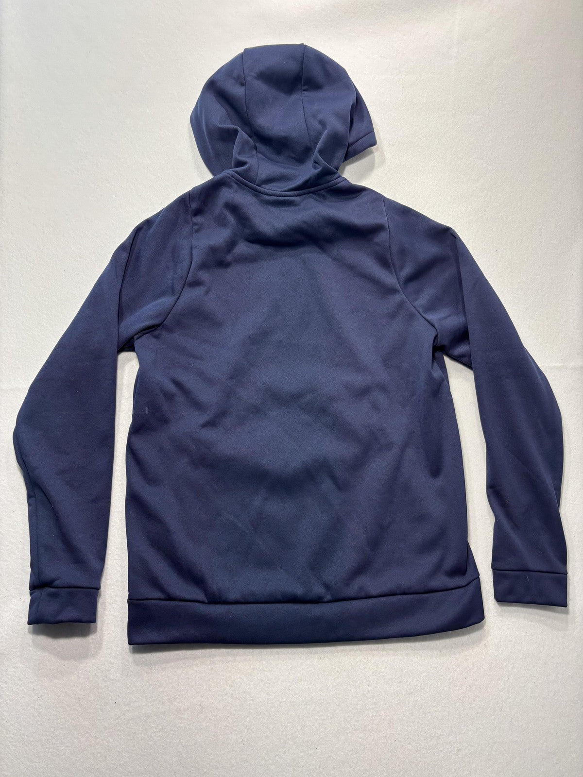 Nike Dri-FIT Hoodie Mens Medium Blue Fleece Pullover Athletic Training Logo
