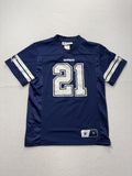Dallas Cowboys Jersey Boys Medium Blue NFL Football Authentic Elliott 21