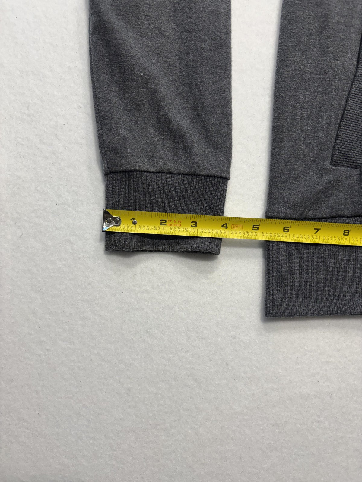 Banana Republic Sweatshirt Mens Large Gray Shawl Collar Henley Pockets Pullover